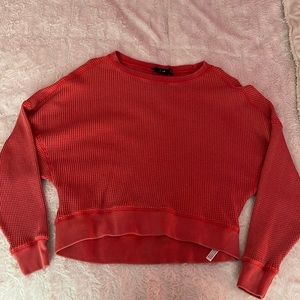 Urban outfitters faded red thermal top